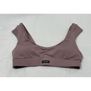 Woman's Calvin Klein Performance Sports Bra, Mauve Medium